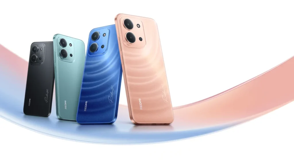 Olvida gastar un dineral en un móvil: pantallas enormes y baterías infinitas Imagen que muestra el modelo de móvil Xiaomi Redmi 15 C en la gama de colores disponibles