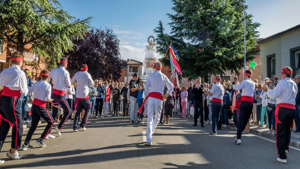 Tráfico en San fermín: la imagen muestra una calle de fiestas cortada