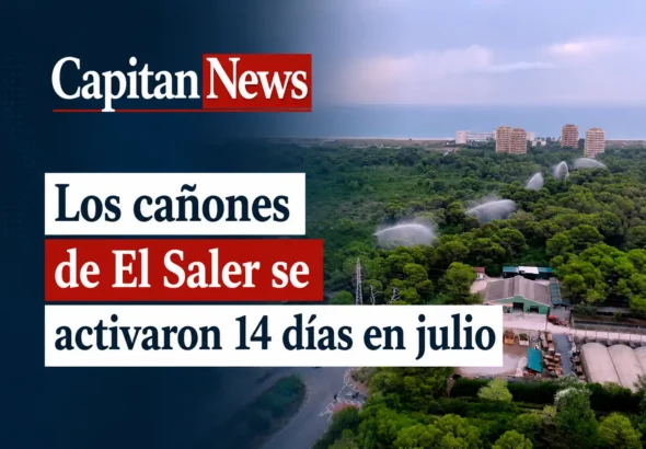 El Saler activa sus cañones durante 14 días en julio para evitar el riesgo de incendio de la Devesa