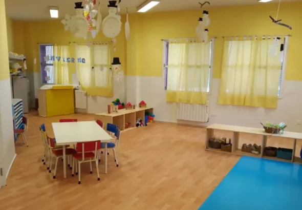 Imagen del interior de La Escuela Infantil Pardalets en Valencia que se reformará este año