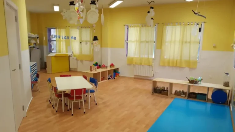 Imagen del interior de La Escuela Infantil Pardalets en Valencia que se reformará este año