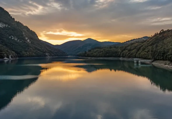 Javier Álvarez pierde a su hija en un trágico suceso en el embalse. Imagen de la recreación digital.