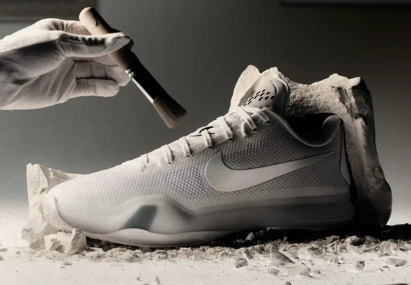 Las zapatillas Kobe 10 de Nike vuelven tras una renovación técnica, la imagen muestra la zapatilla de lateral