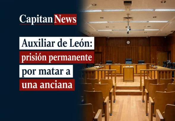 La auxiliar de León es condenada a prisión permanente revisable por causar la muerte a una anciana de la residencia como muestra el titular de la imagen