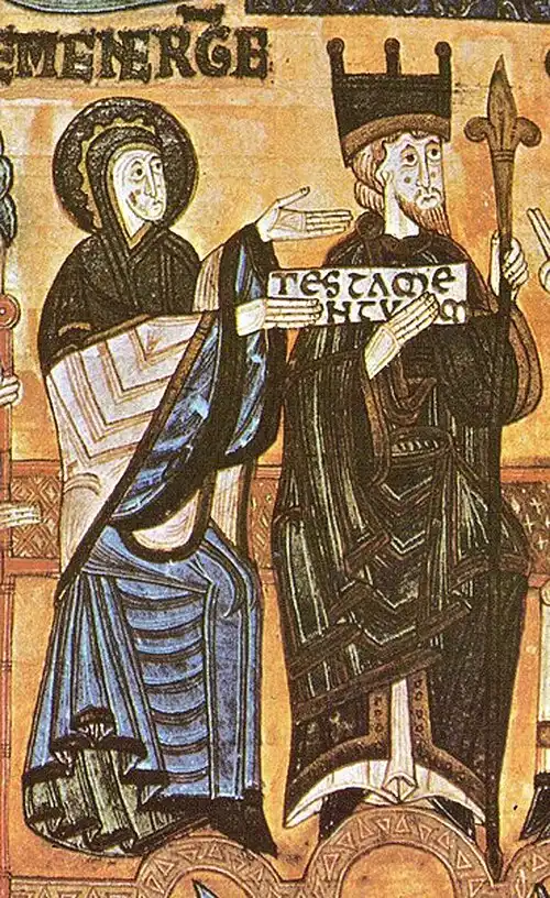 Imagen representativa del Alfonso III (866-910), rey de Asturias y una de las principales figuras de la Reconquista