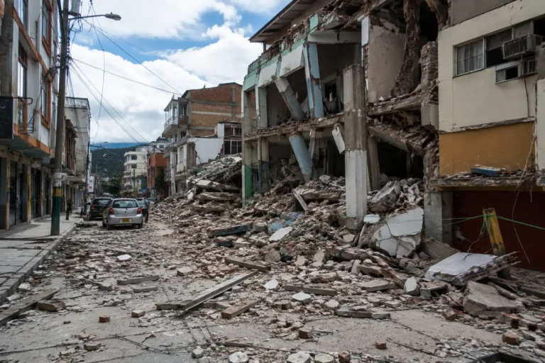 La recreación ilustra los terremotos de Colombia y Venezuela