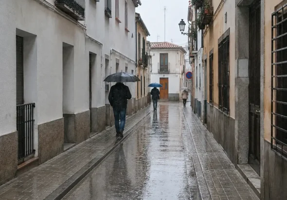 El tiempo no da tregua hoy y muestra calle donde la lluvia y las tormentas serán protagonistas hoy