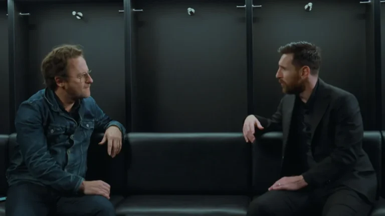 Documental Camp Nou con Leo Messi durante una entrevista