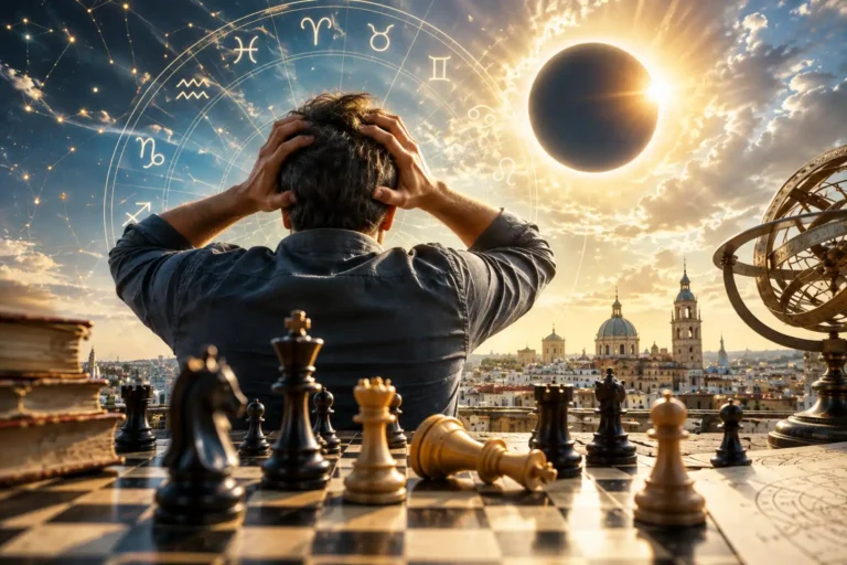 Muestra el análisis del eclipse solar de España según la astrología