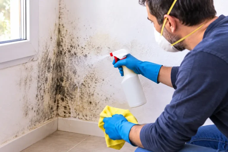 Recreación de una pared con MOHO sobre la cual el CSIC ha sacado una patente que lo elimina durante 30 días