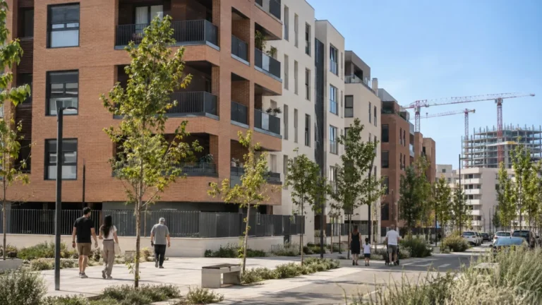 Alquiler asequible en Madrid con nuevos edificios residenciales