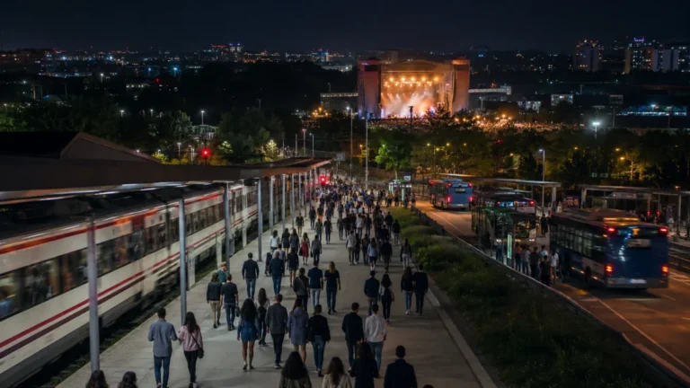 Black Coffee: Asistentes de un concierto se dirigen al transporte público de noche