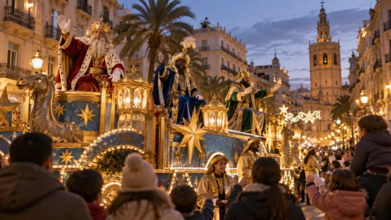 Recreación digital de una carroza de la Cabalgata de Reyes en València