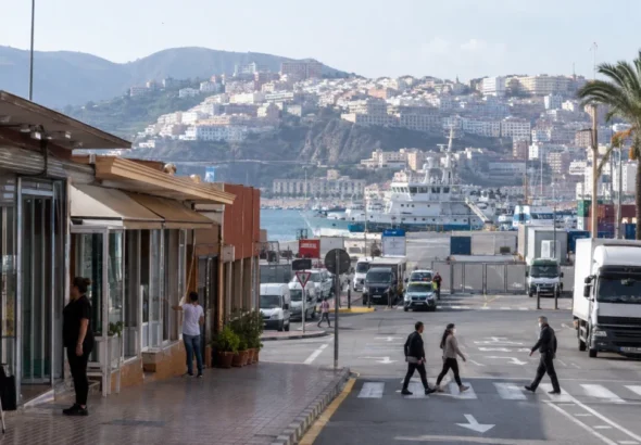 Actividad urbana y logística vinculada al plan de choque de Ceuta