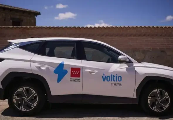 Coche compartido de la Comunidad de Madrid en un municipio rural