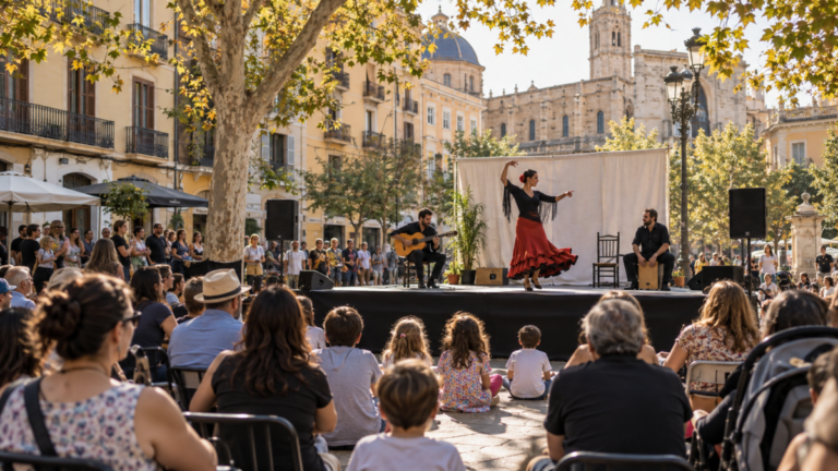 Público disfruta de una actividad cultural en València