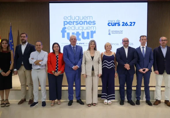 Presentación del curso escolar 2026/2027 de la Comunitat Valenciana