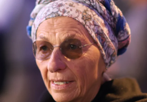 Emma Bonino durante un acto público celebrado en Roma en 2017