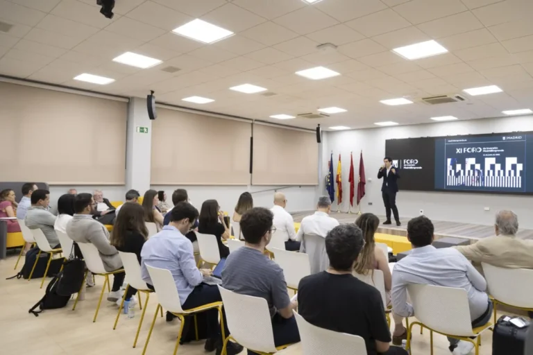 Presentación de una edición anterior del Foro de Inversión Madrid Emprende