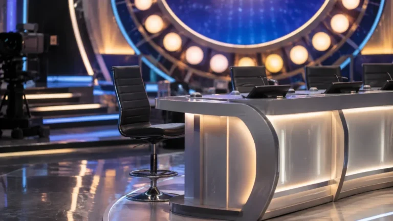Javier Alonso: plató de concurso con un asiento vacío