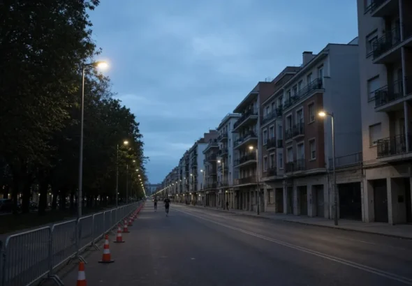 Madrid Segovia: cortes de tráfico al amanecer en avenidas del norte de Madrid