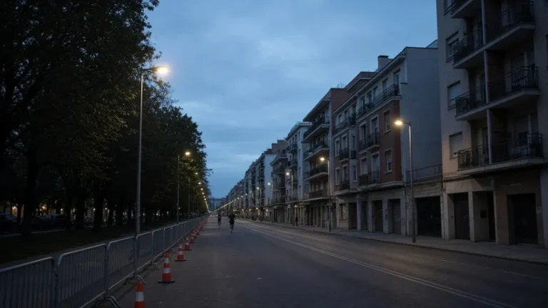 Madrid Segovia: cortes de tráfico al amanecer en avenidas del norte de Madrid