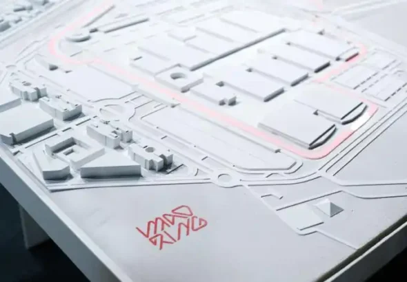 Maqueta del circuito urbano MADRING presentada en Madrid