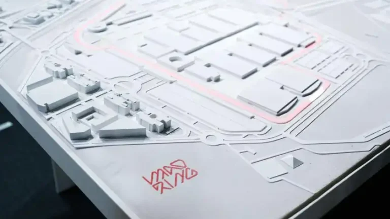 Maqueta del circuito urbano MADRING presentada en Madrid
