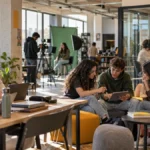 MAGMA 28: jóvenes estudiando y creando contenido en un centro juvenil de Madrid