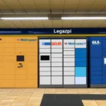 Metropaq en la estación de Legazpi con taquillas inteligentes para recoger paquetes