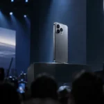 Presentación iPhone 18 en un escenario tecnológico ante medios y asistentes