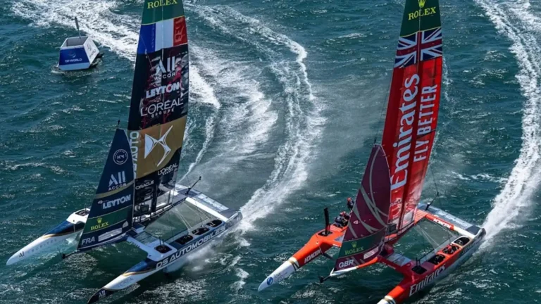 SailGP València reúne catamaranes F50 en la fachada marítima