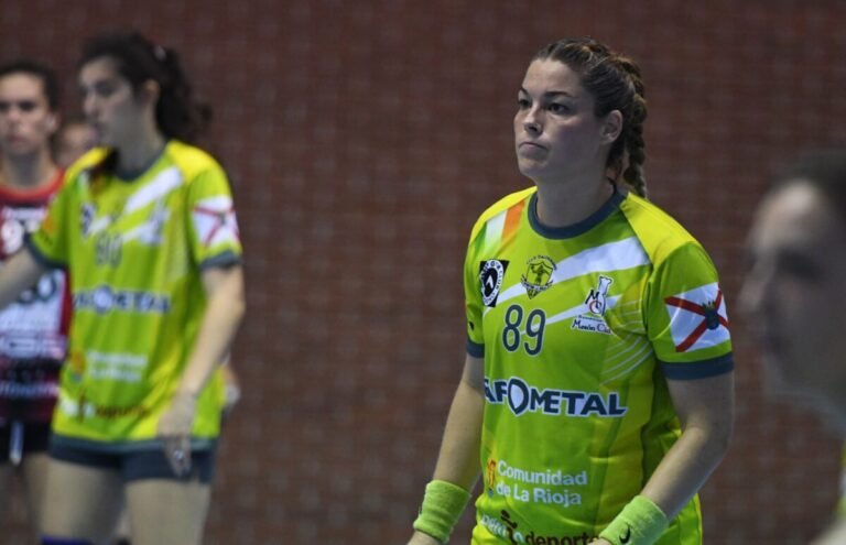 Silvia Ederra durante un partido con Sporting La Rioja en 2019