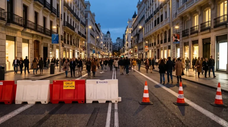 Recreación digital de la Vogue Fashion Night en Madrid con gente de compras